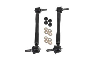Ford Mustang Sway Bar End Links - Front - BMR Suspension - Adjustable, ELK010 - Black - `05-`14